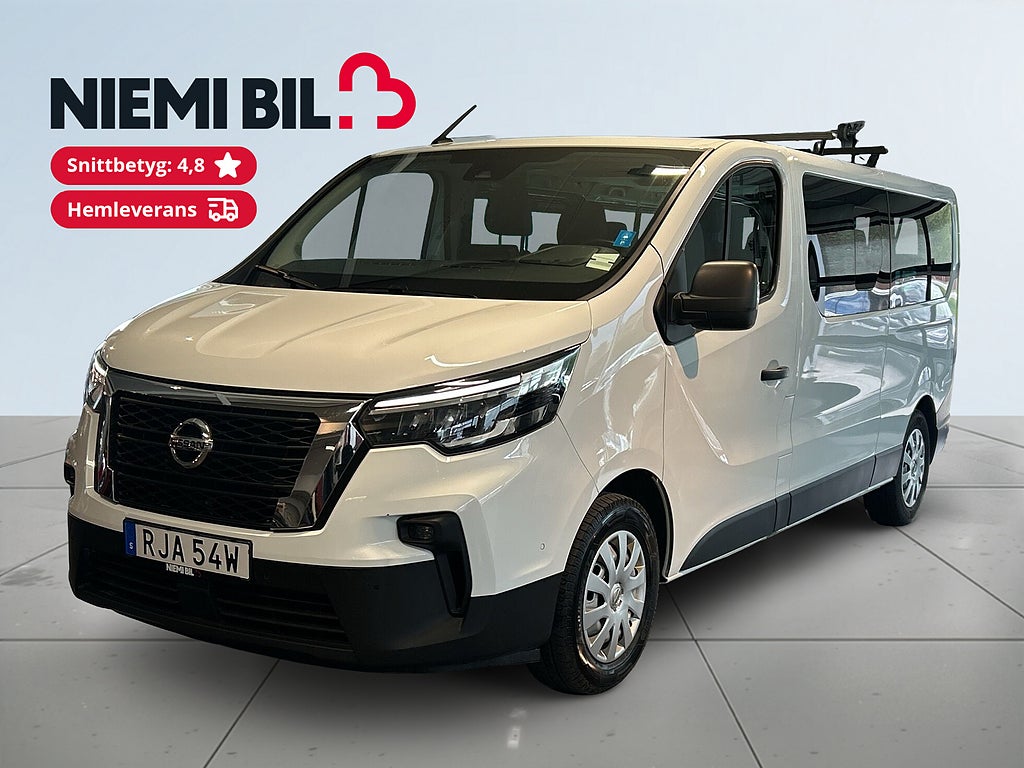Nissan Primastar Crew 3.0t 2.0 dCi DCT MOMS/9-Sits/MoK/Drag/Kamera/Psens