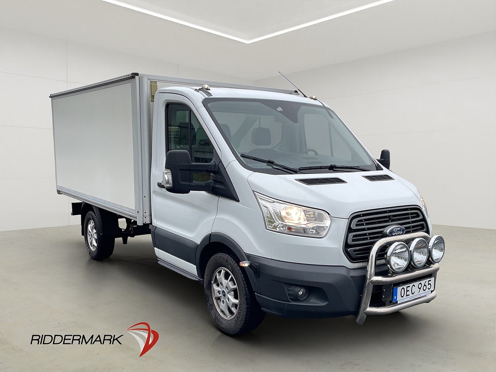 Ford Transit 350 FLAKBIL Värmare 3-Sits Drag Kåpa FLOBY Moms
