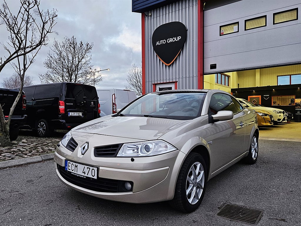 Renault Mégane Coupé-Cabriolet 1.6 Manuell, 112hk Nybesiktad