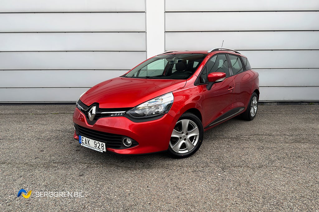 Renault Clio SportTourer 0.9 TCe 90hk Dynamique Farthållare Navi
