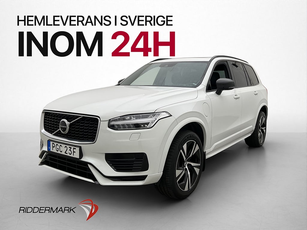 Volvo XC90 T8 Twin Engine AWD R-Design 7-Sits Drag 360° B&W