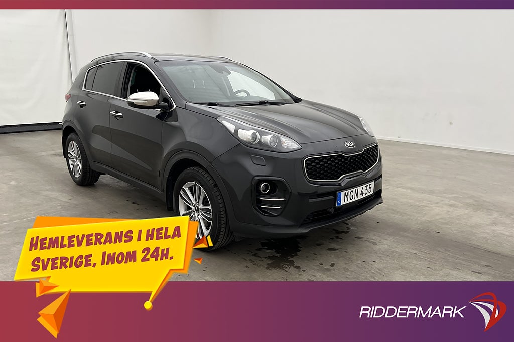 Kia Sportage 1.7 CRDi 115hk Advance M&K-Värmare Kamera Navi