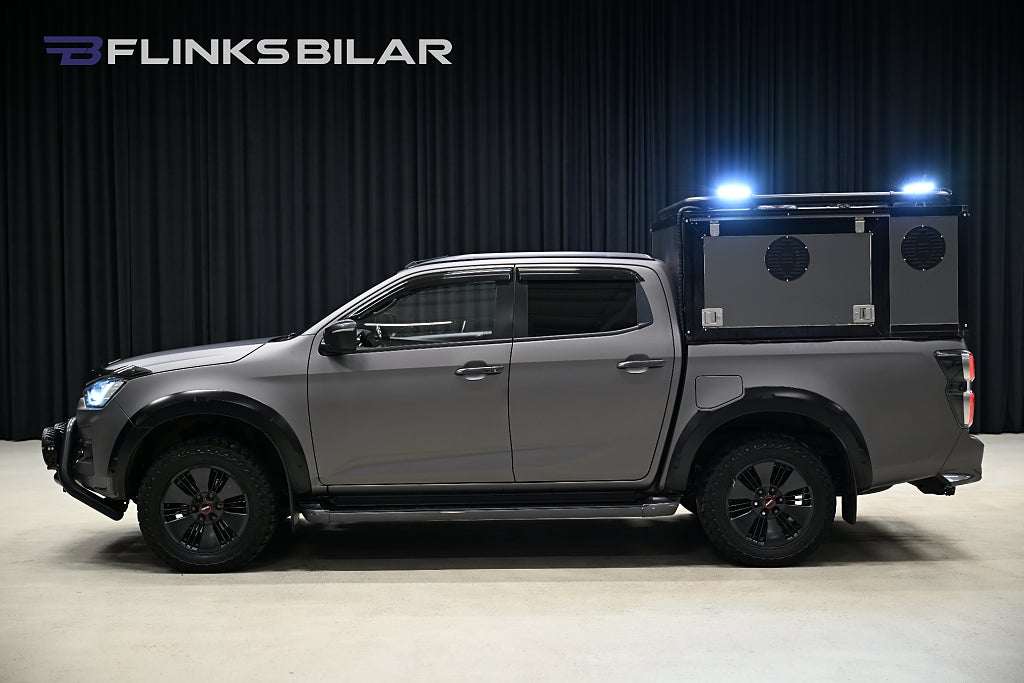 Isuzu D-Max 163HK Automat|Hundkåpa|Skärmbreddare|Frontbåge|SeUtr!!