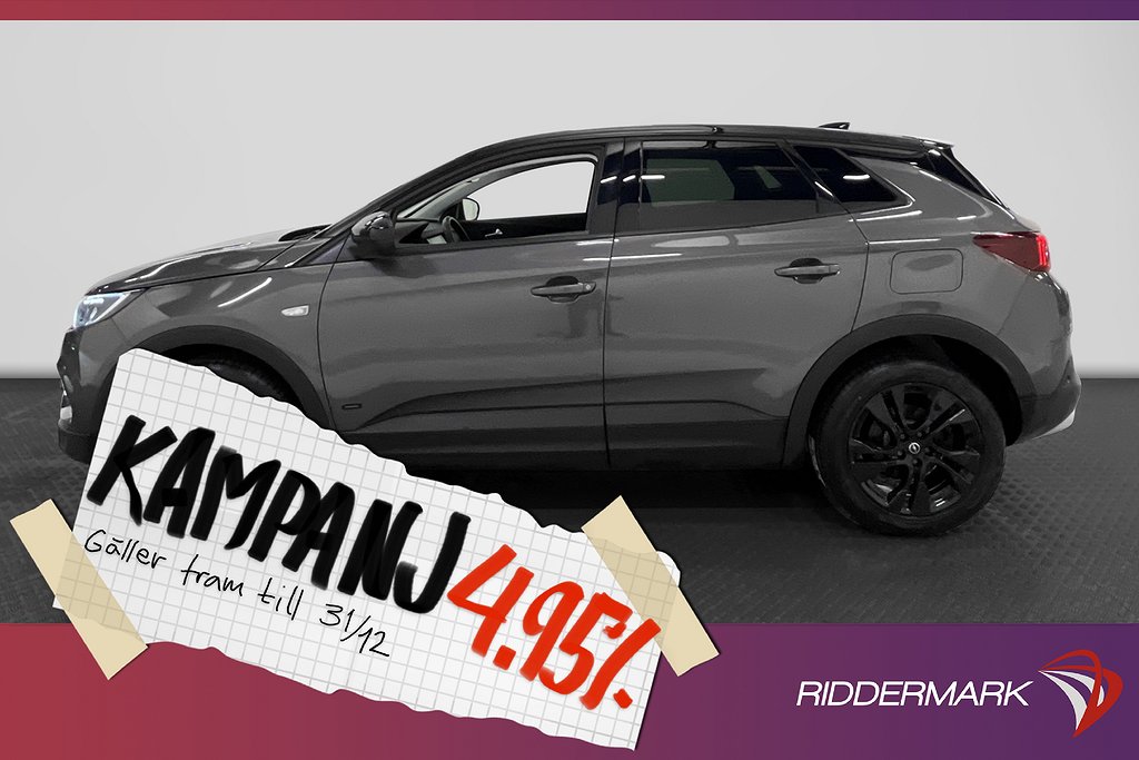 Opel Grandland X Hybrid 224hk Backkame 4,95% Ränta