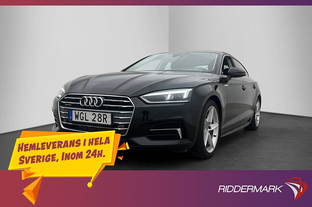 Audi A5 Sportback 45 TFSI Q 245hk Proline P-Sensorer Keyless