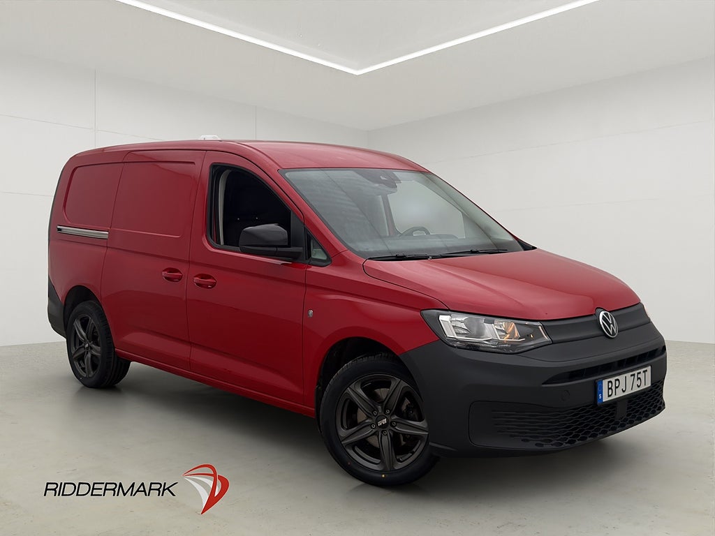 Volkswagen Caddy Maxi Cargo 122hk Värmare PDC Dragkrok MOMS