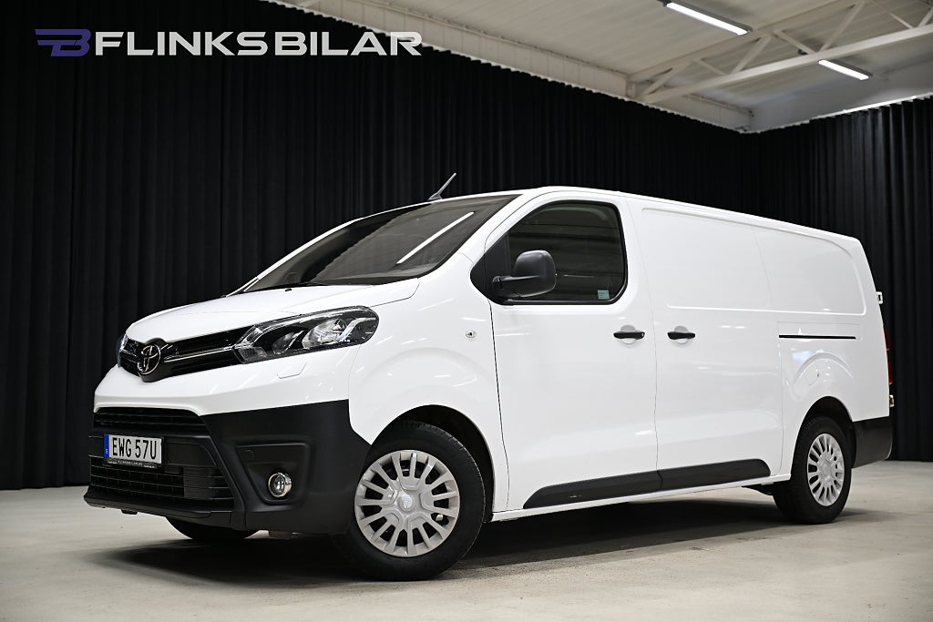 Toyota ProAce 177HK Automat|Dubbeldörr|Lång|Kambytt|Drag|Värmare