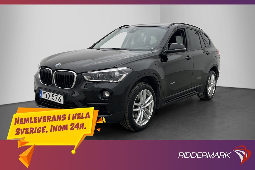 BMW X1 xDrive20d 190hk Sport line HiFi Sensorer Drag