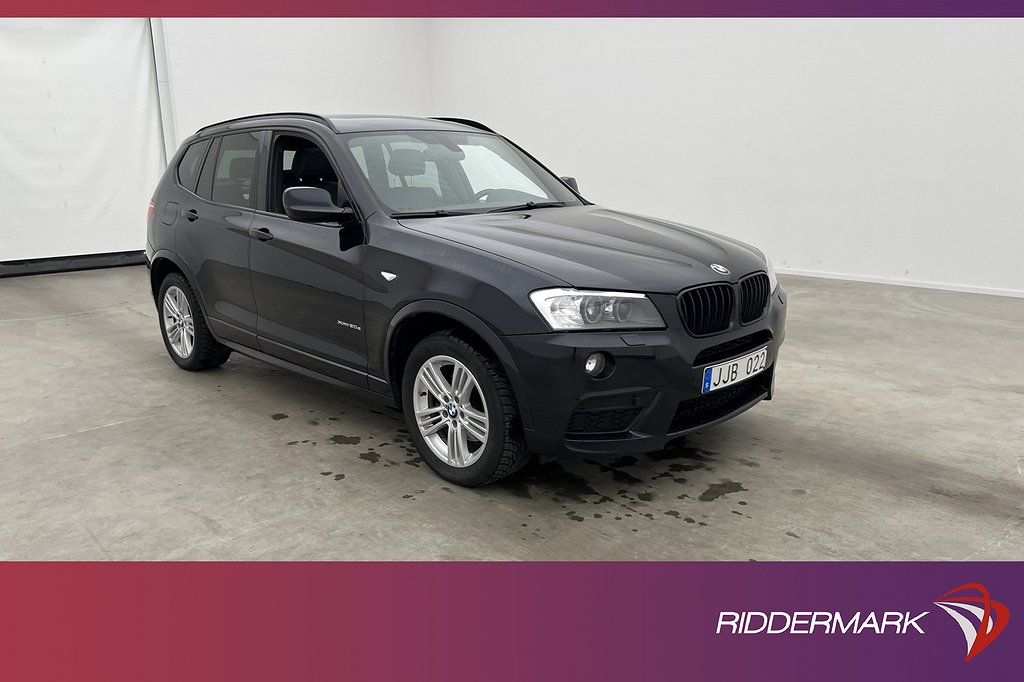 BMW X3 xDrive20d M Sport Pano HUD HiFi Skinn Navi Sensorer