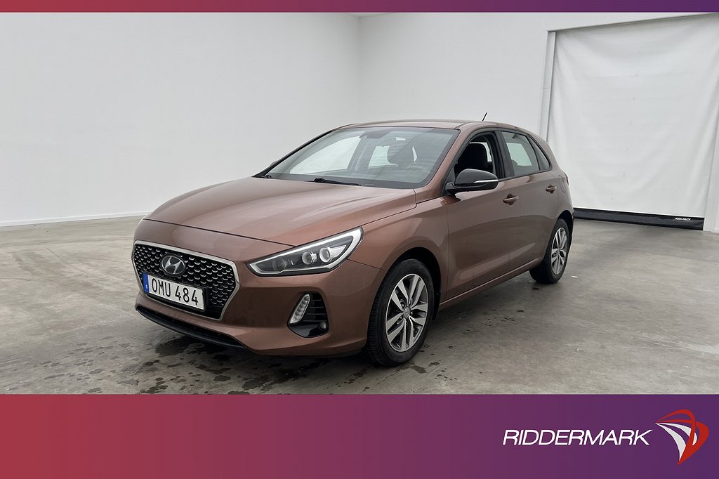 Hyundai i30 1.6 CRDi 110hk Comfort Kamera Rattvärm 0,38L/mil