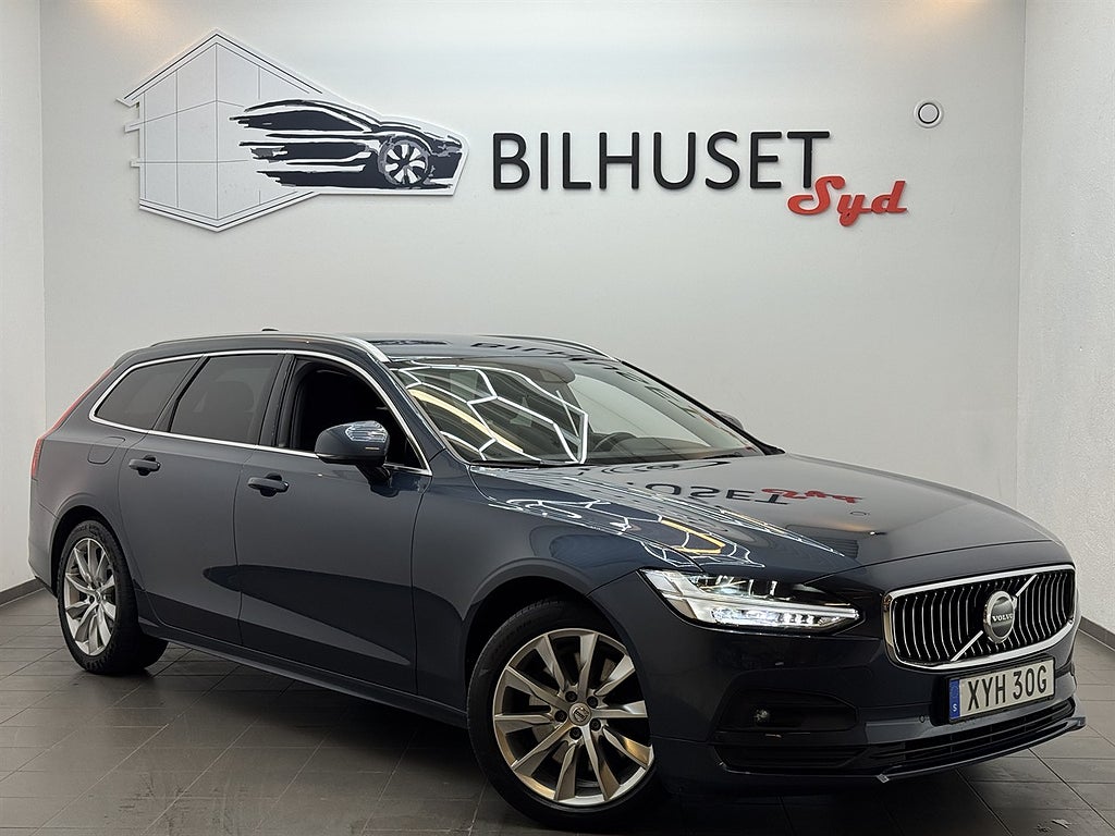 Volvo V90 B4 AWD 197hk Momentum Värmare/Navi/Bkamera/Krok/Carplay/Nyservad