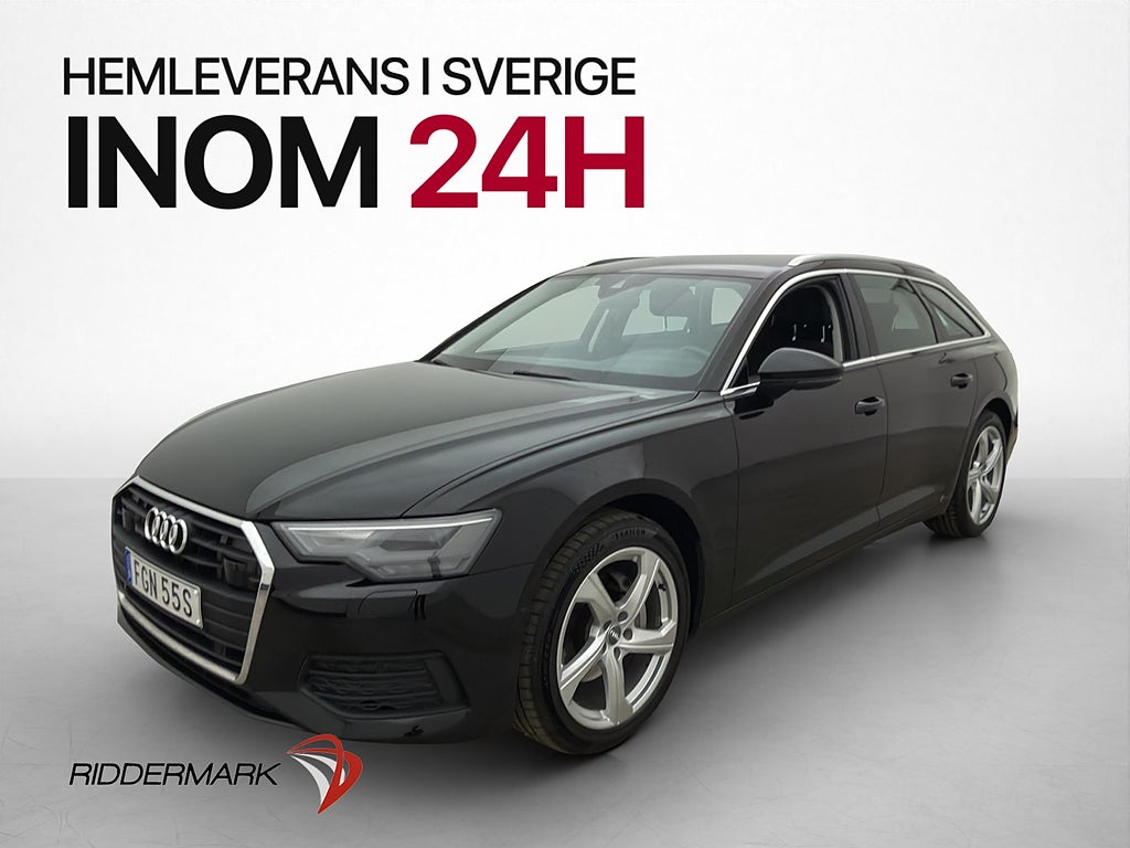 Audi A6 40 TDI 204hk B-Kamera D-Värmare Drag Navi