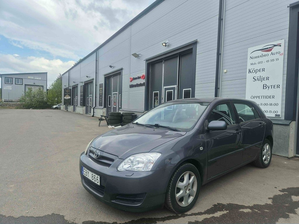 Toyota Corolla 5-dörrars 1.6 VVT-i Euro 4 TVÅÄGARE!