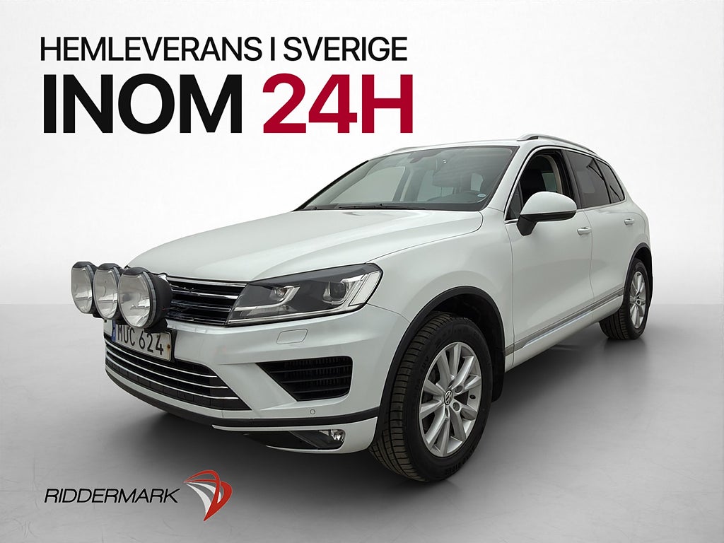 Volkswagen Touareg 3.0 V6 TDI 204hk 4M Skinn Värmare Drag