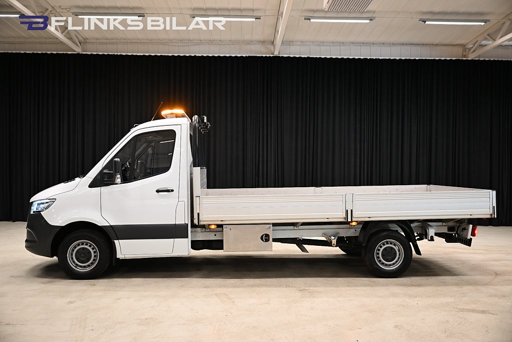 Mercedes-Benz Sprinter 317 CDI 9G 170HK L4|Långflak|LED|Drag|Värmare|Leasbar