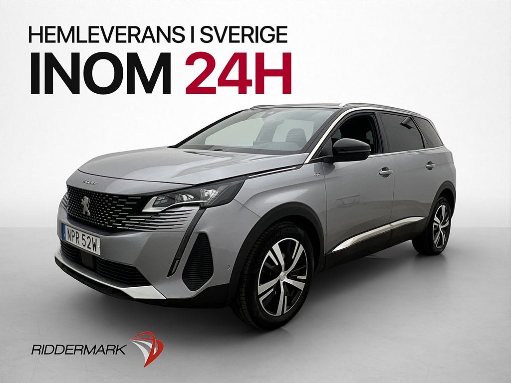 Peugeot 5008 1.2 PureTech 131hk Pano Navi Kamera Elstol