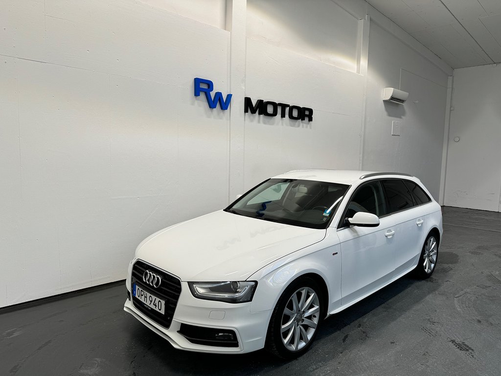 Audi A4 Avant 2.0 TDI 190hk S line Sports Edition Värmare 