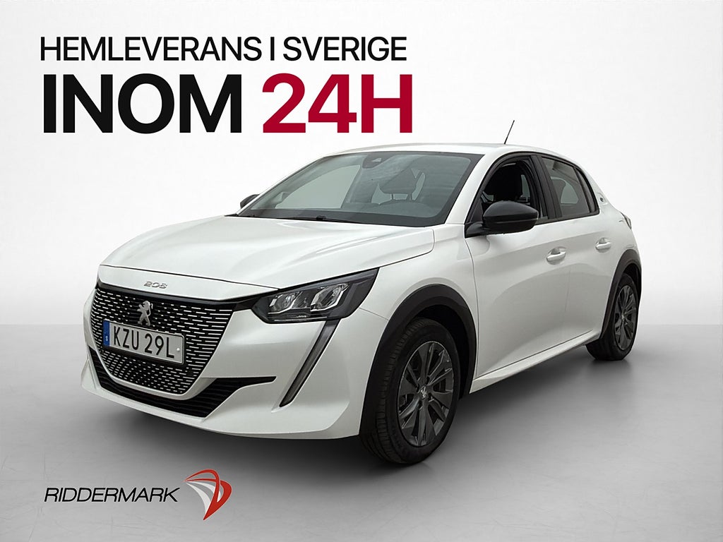 Peugeot E-208 136hk 50 kWh Sensorer CarPlay Farthållare