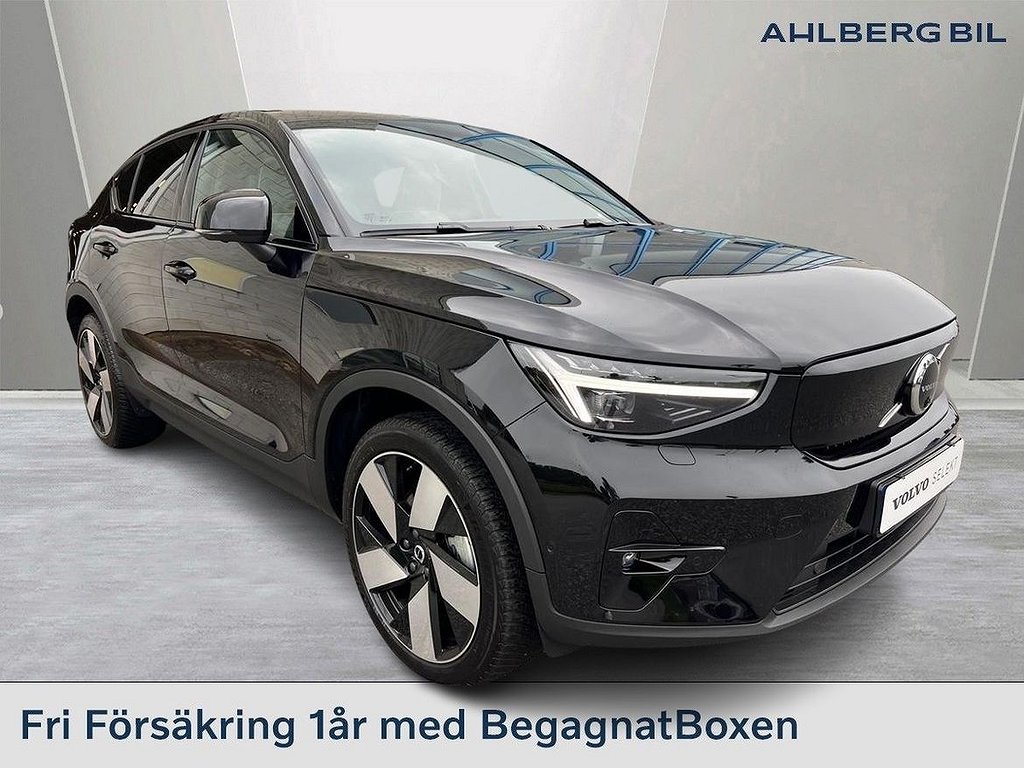 Volvo C40 Recharge Twin motor Ultimate, Klimatpaket, Dragkrok Halvautomati