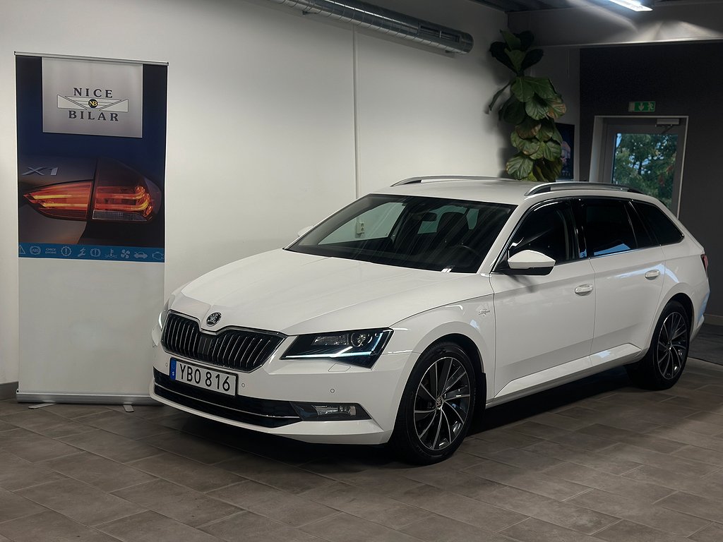 Skoda Superb Kombi 2.0 TDI L&K P-Värm Skinn CANTON 0:-Kont