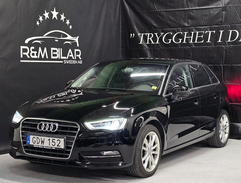 Audi A3 Få-ägare, Navi, B-sensor, Snål, Ny Serv, Blå-tand!!!