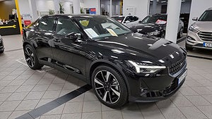 Polestar 2 levererar en systemeffekt på 408 hästkrafter och 660 Nm.
