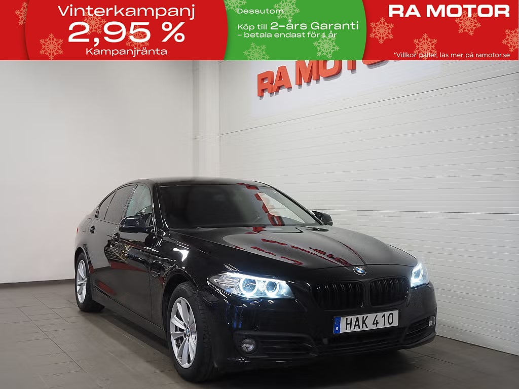 BMW 520d xDrive 184hk Sedan Automat P-Sensorer HiFi 2014