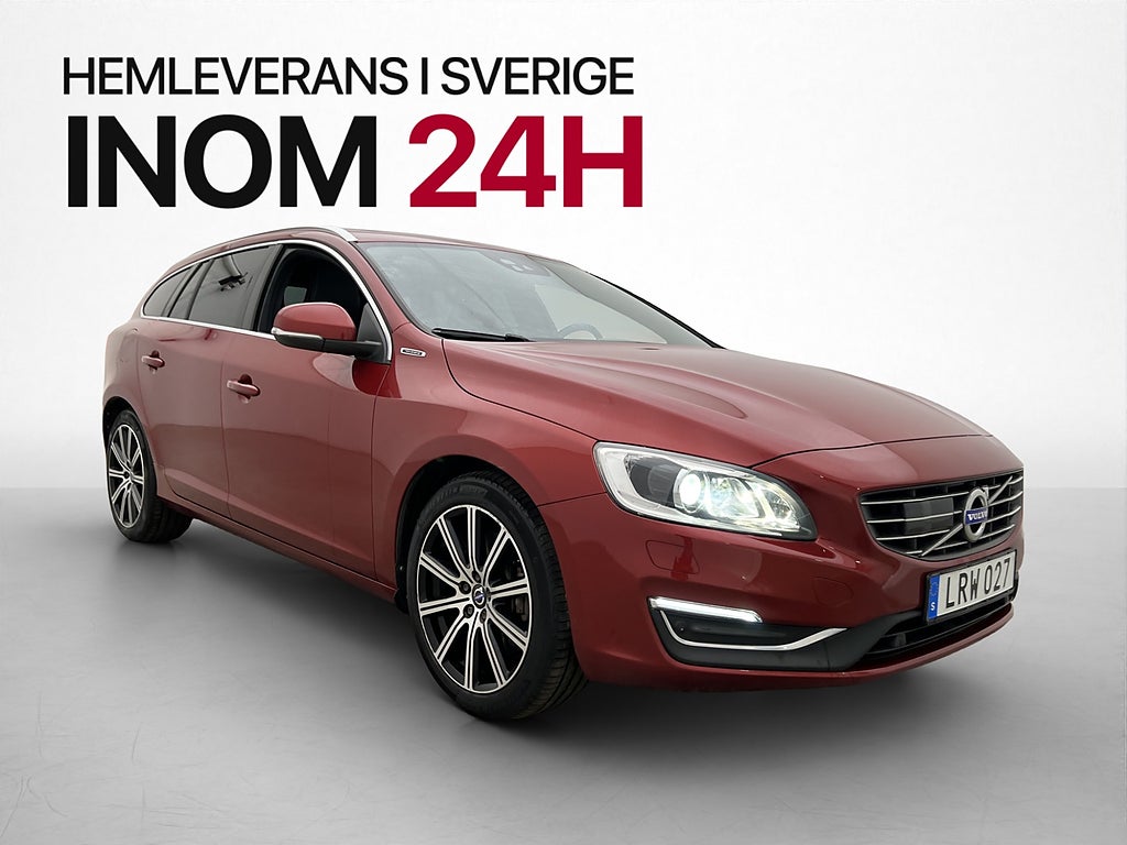 Volvo V60 D5 Plug-in AWD Summum Taklucka VOC Kamera Skinn
