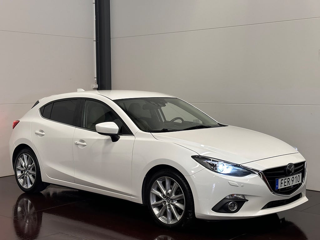 Mazda 3 SPORT 2.2 SKYACTIV-D 150HK OPTIMUM HUD BOSE® DRAG NAVI