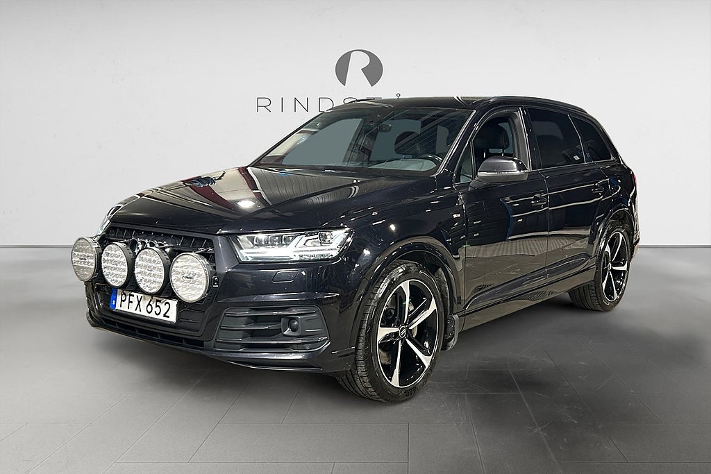 Audi Q7 3.0 TDI 272 HK AUT Q S-LINE D-VÄRM DRAG 7SITS BOSE 21"
