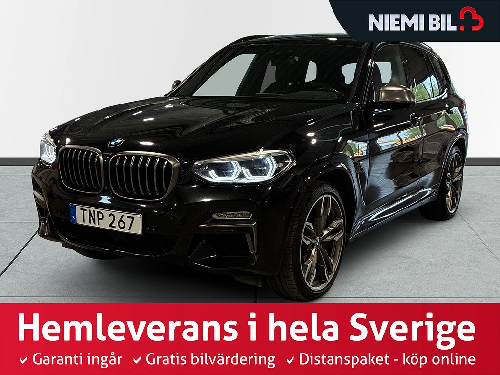 BMW X3 M40i Steptronic 360hk Drag Värmare 360kam HuD S&Vdäck