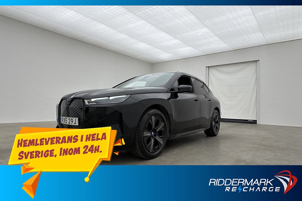 BMW iX XDrive40 326hk Sport H/K Laser Dragkrok Head Up 360°