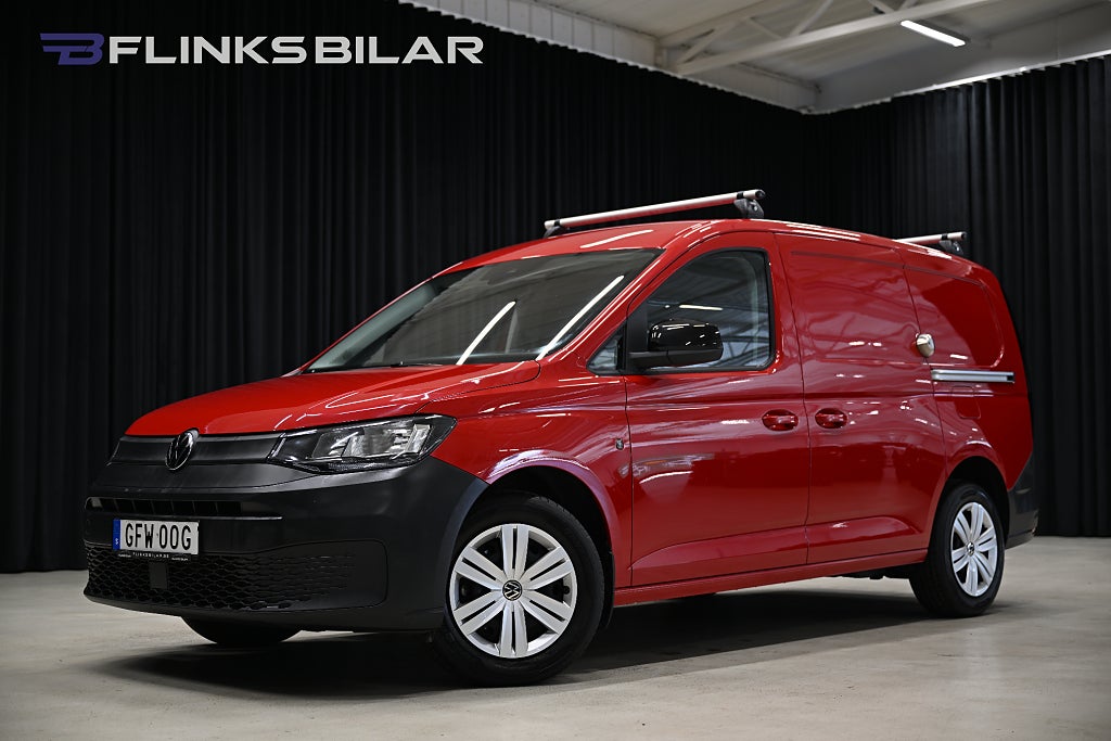 Volkswagen Caddy Maxi DSG 122HK Dubbeldörr|Inredd|Backkamera|Lågmil|Leasbar