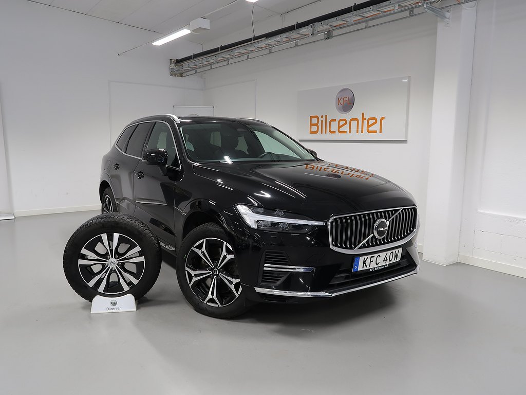 Volvo XC60 Recharge T6 AWD V-Däck ingår Google-H/K-Pano-Skinn-Drag-Kamera