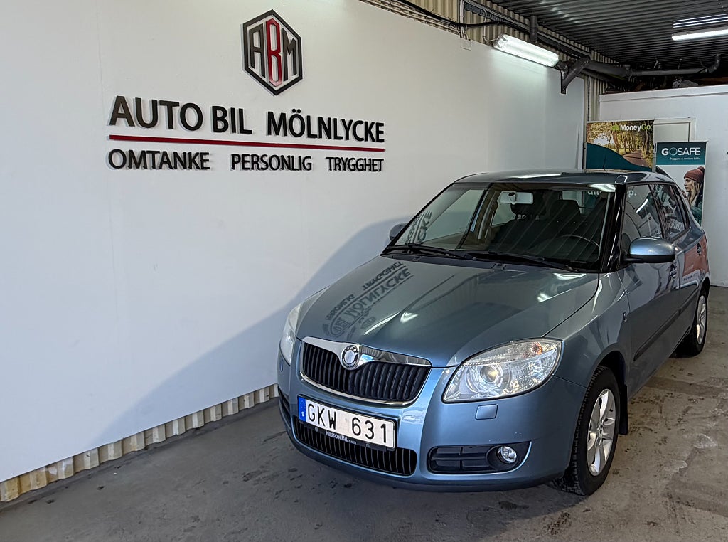 Skoda Fabia 1.2 Euro 4 LÅG MIL NY KOPPLINGSATS, NY BES.