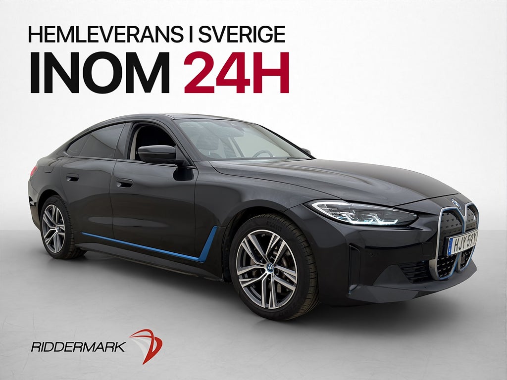 BMW i4 eDrive40 Gran Coupé 83.9 kWh Dragkrok Kamera HUD MOMS