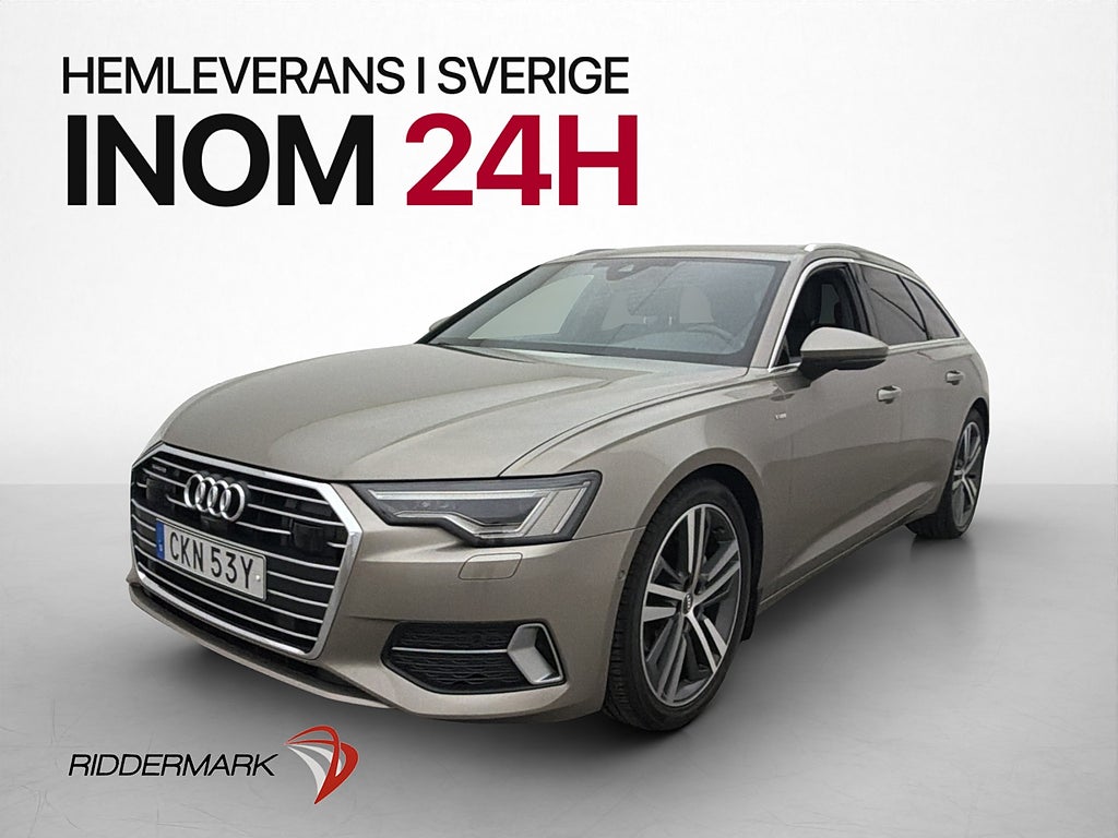 Audi A6 40 TDI Q S-Line Drag Värmare Cockpit 360° Adaptiv