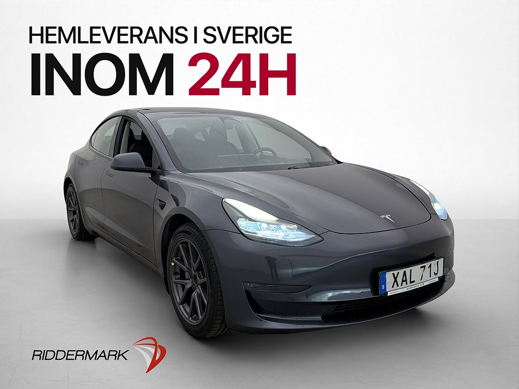 Tesla Model 3 Long Range AWD AP Pano Svensksåld MOMS