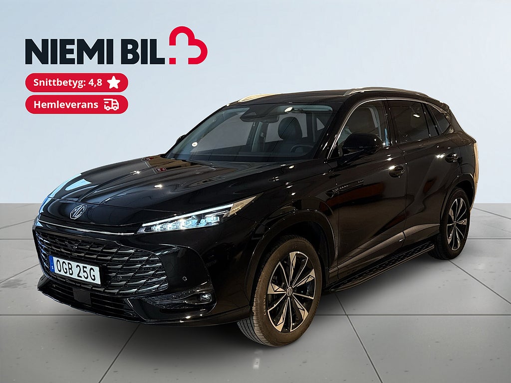 MG HS PHEV Luxury 360° GPS Pvärm Elbaklucka Skinn SoV MOMS