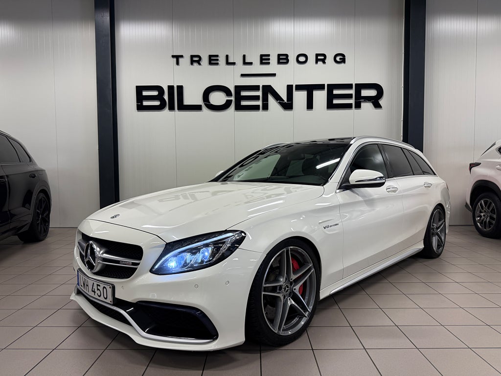 Mercedes-Benz AMG C 63 S T AMG 510hk | Svensksåld | Panorama