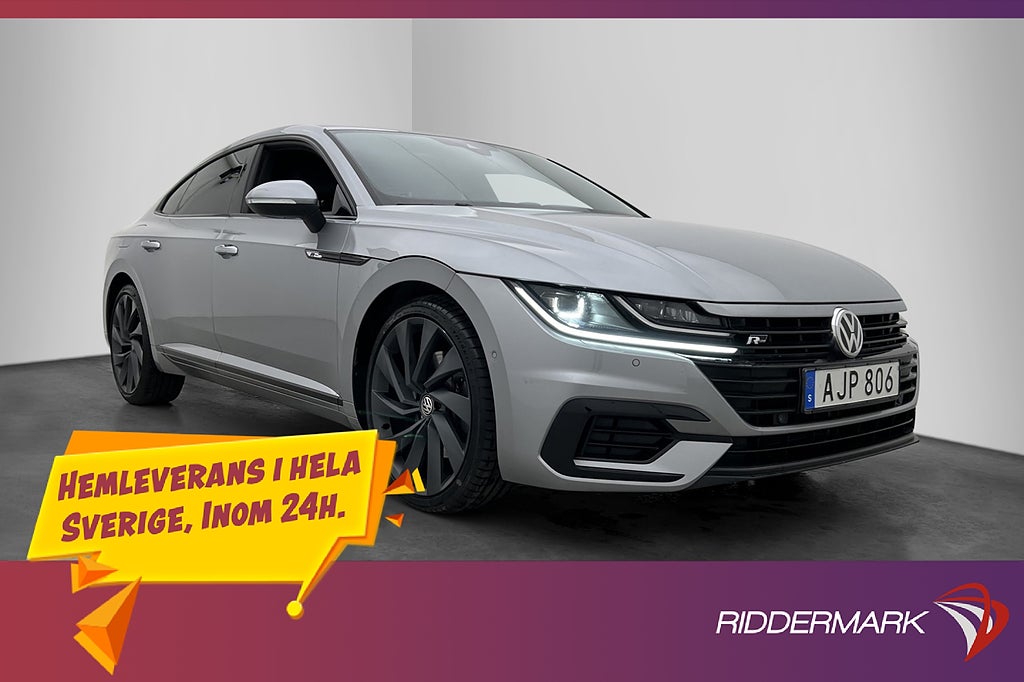 Volkswagen Arteon GTR 4M 272hk R-Line Cockpit Massage Kamera