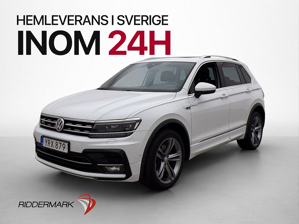 Volkswagen Tiguan GTS 240hk 4M R-Line Pano Drag Skinn Värm