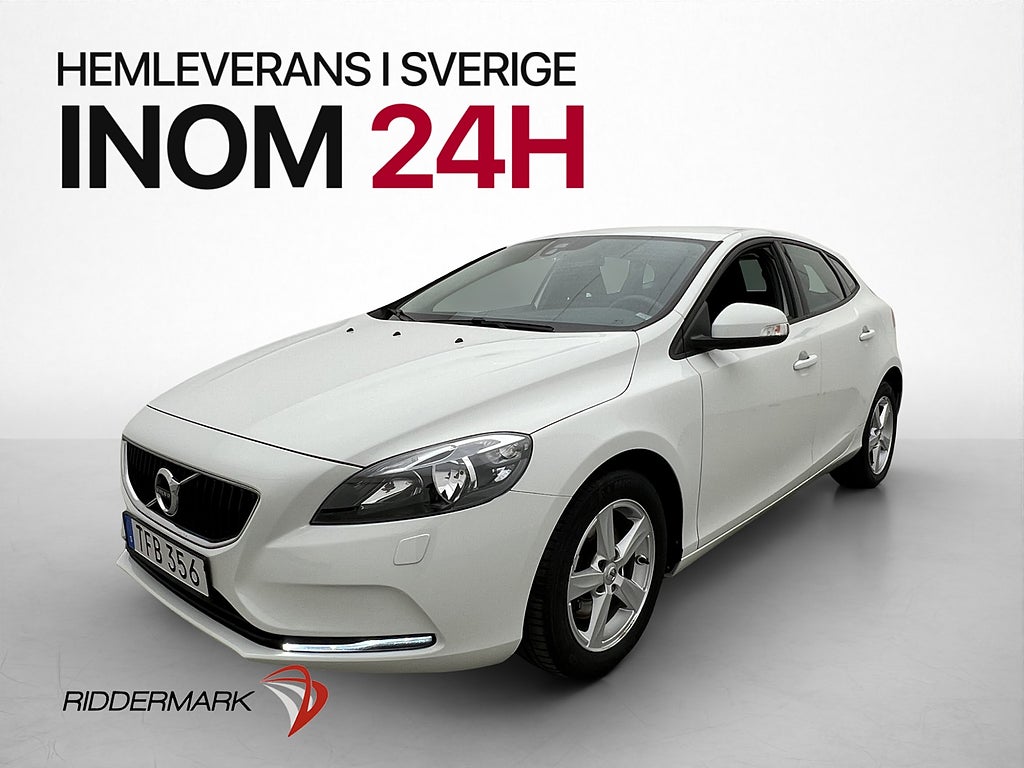 Volvo V40 T3 Kinetic VOC Värmare Navi P-Sensorer  Bluetooth