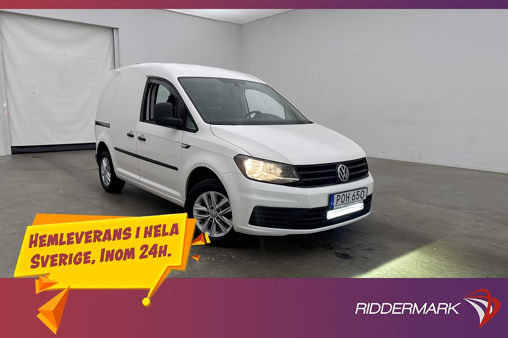 Volkswagen Caddy 2.0TDI Fjärr-Värmare Dragkrok V-Inredd