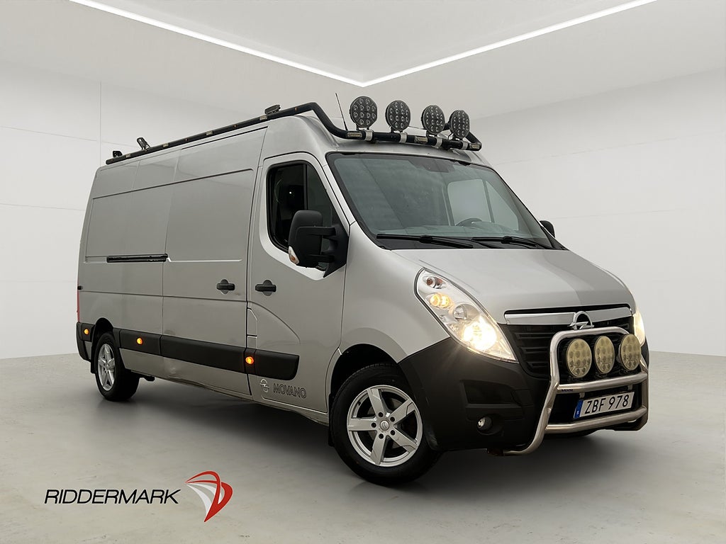 Opel Movano 2.3 170hk L3H2 Värmare Dragkrok B-Kamera Moms