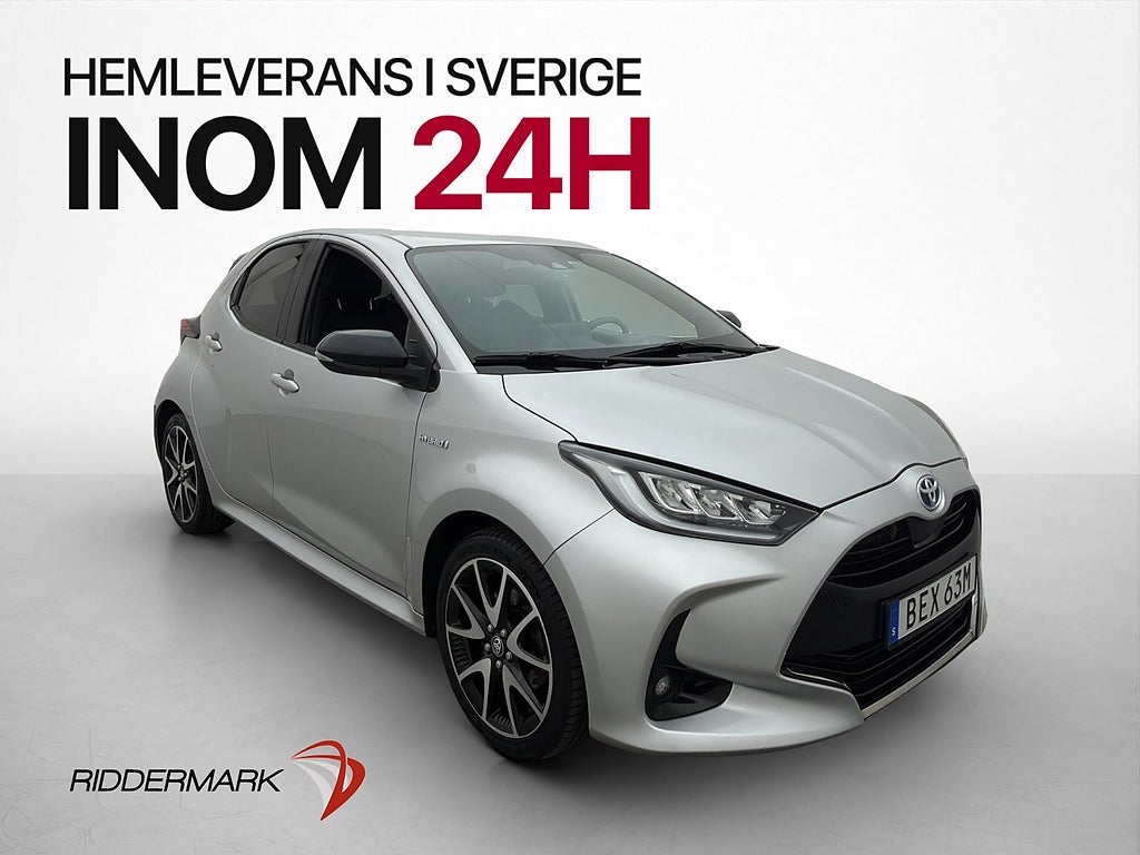 Toyota Yaris Hybrid Style Drag Kamera Adaptiv-Fart Halvskinn