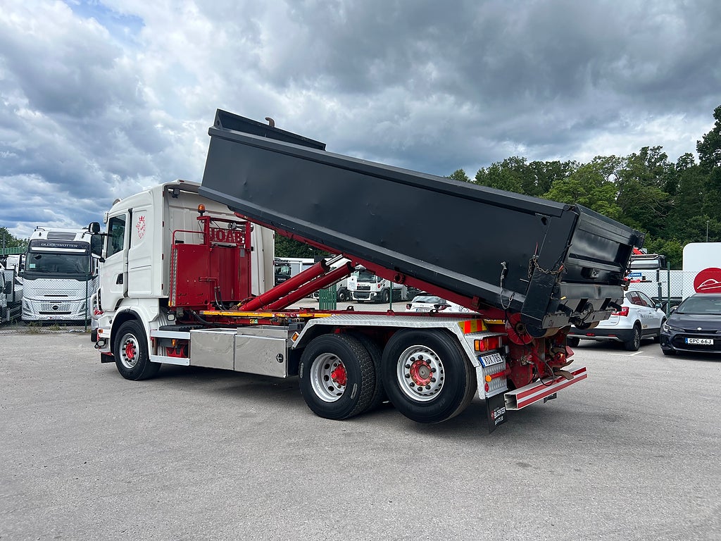 Scania R500 V8 6x2*4 Manuell Växellåda, Lastväxlare inkl flak