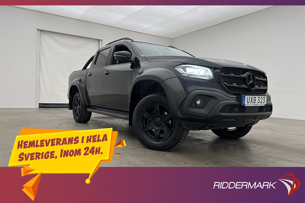 Mercedes-Benz X 350 4MATIC Drag Skinn Lastsläde 360° Moms