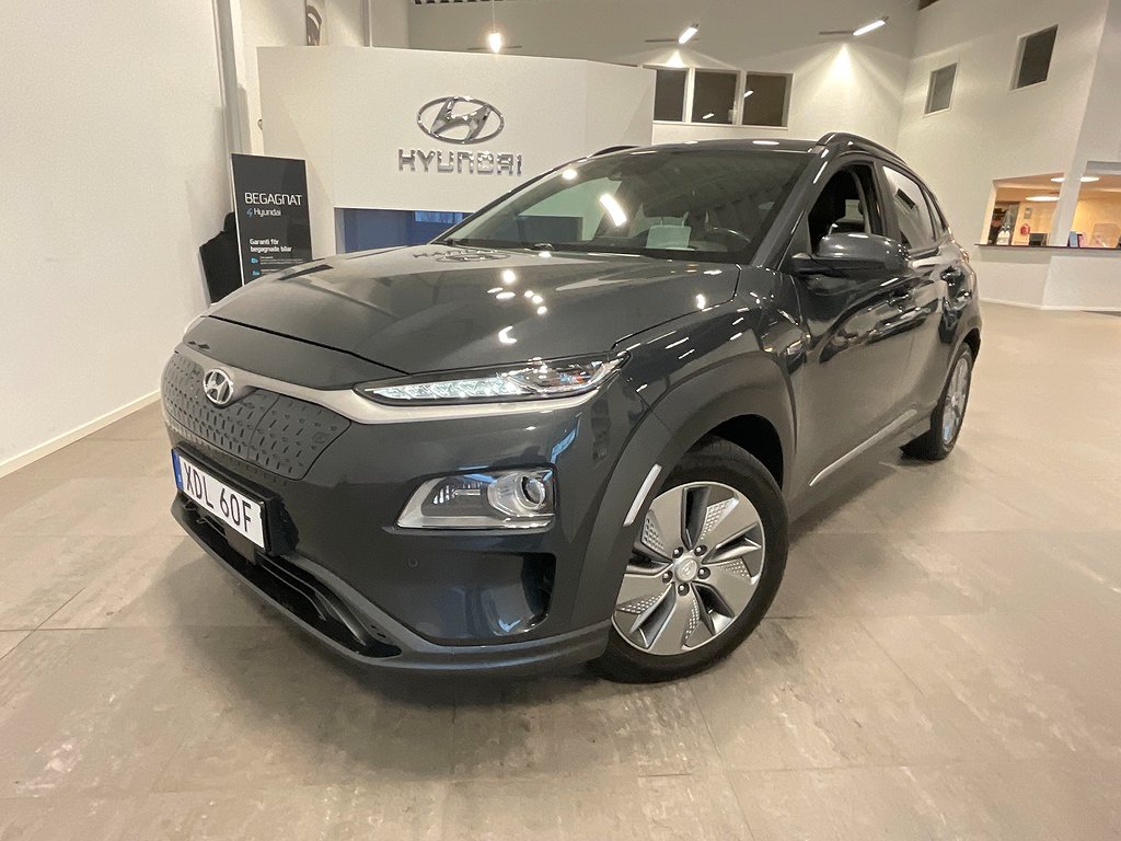 Hyundai Kona Electric 64 kWh 204hk PremiumPlus 2,95% RÄNTA!