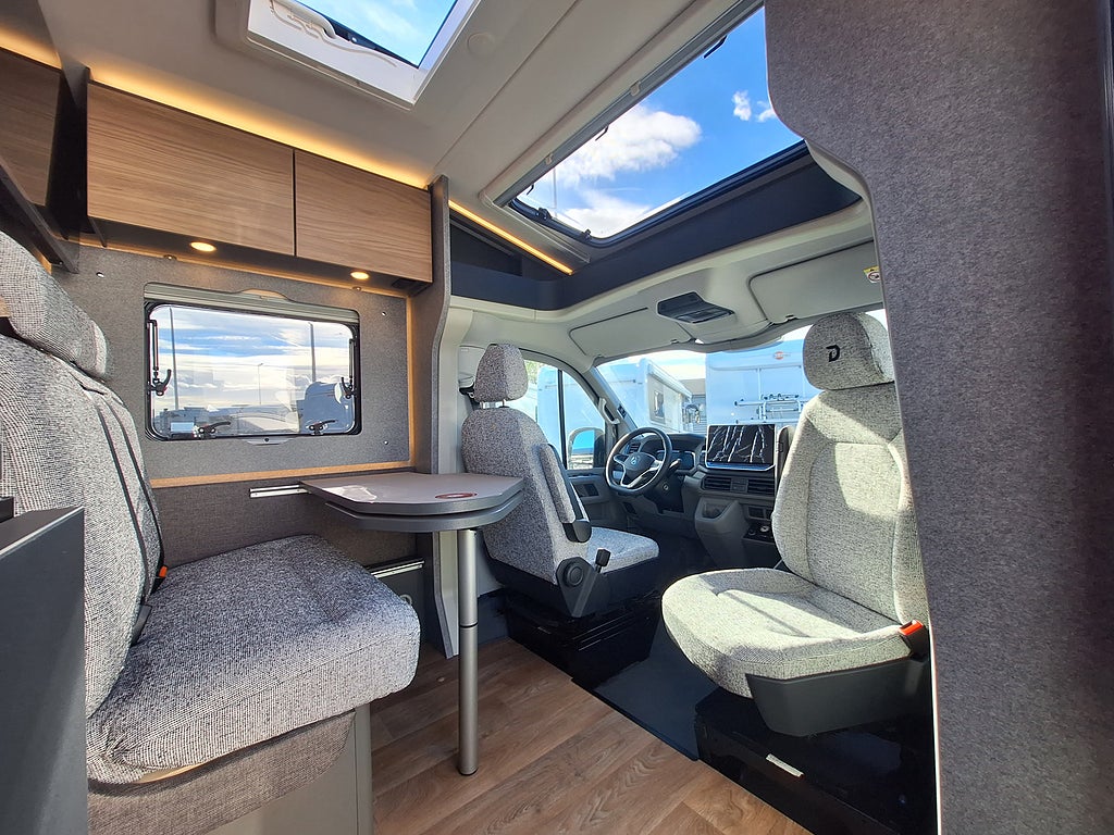Dethleffs Globebus Performance T46 4x4 Långbädd, Automat, Solcell,Dragkrok